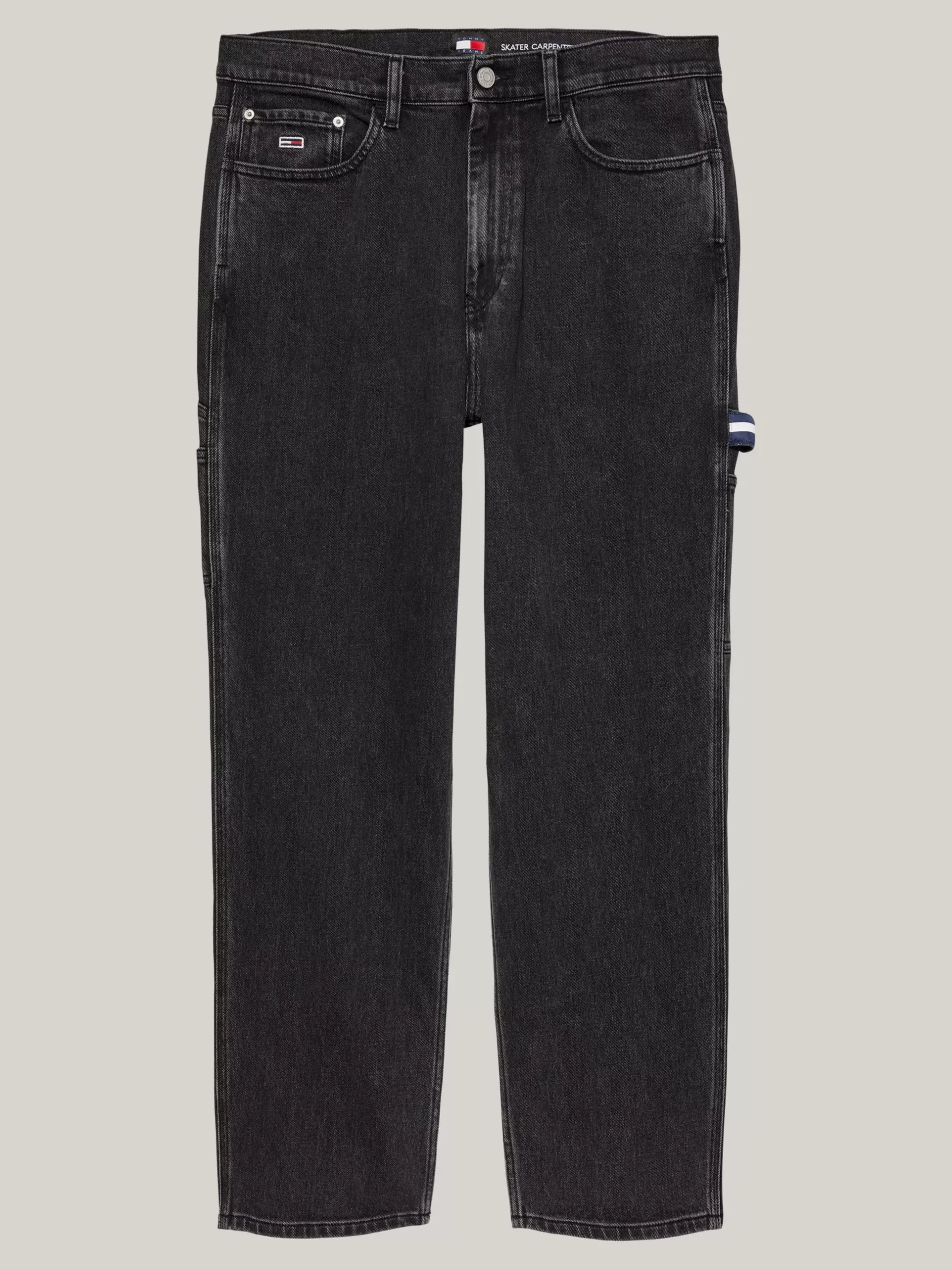 Jeansy*Tommy Hilfiger Jeansy Carpenter O Kroju Skater DENIM BLACK