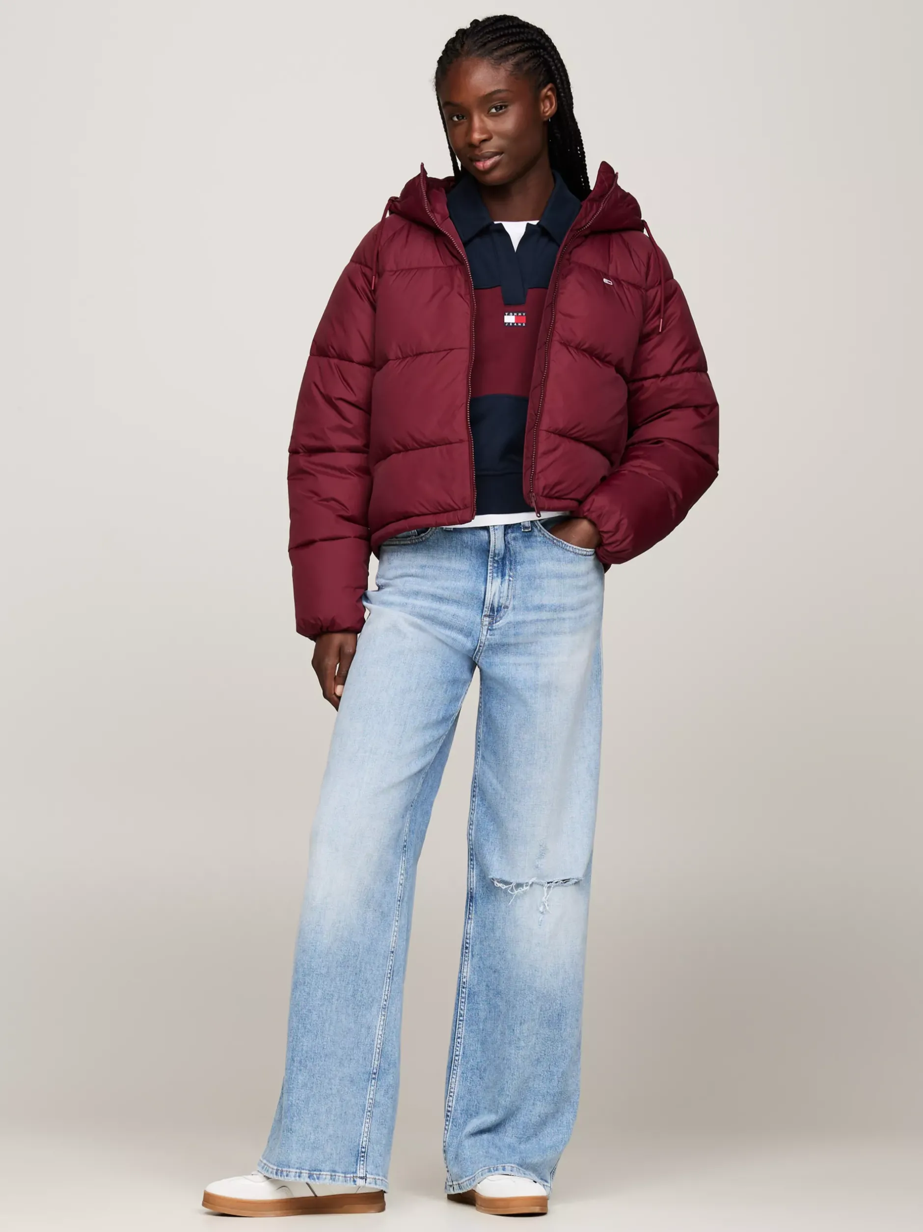 Jeansy*Tommy Hilfiger Jeansy Claire Z Szerokimi Nogawkami DENIM LIGHT