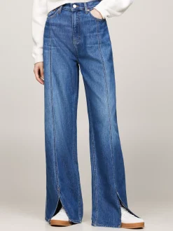 Jeansy*Tommy Hilfiger Jeansy Claire Z Szerokimi Nogawkami DENIM MEDIUM