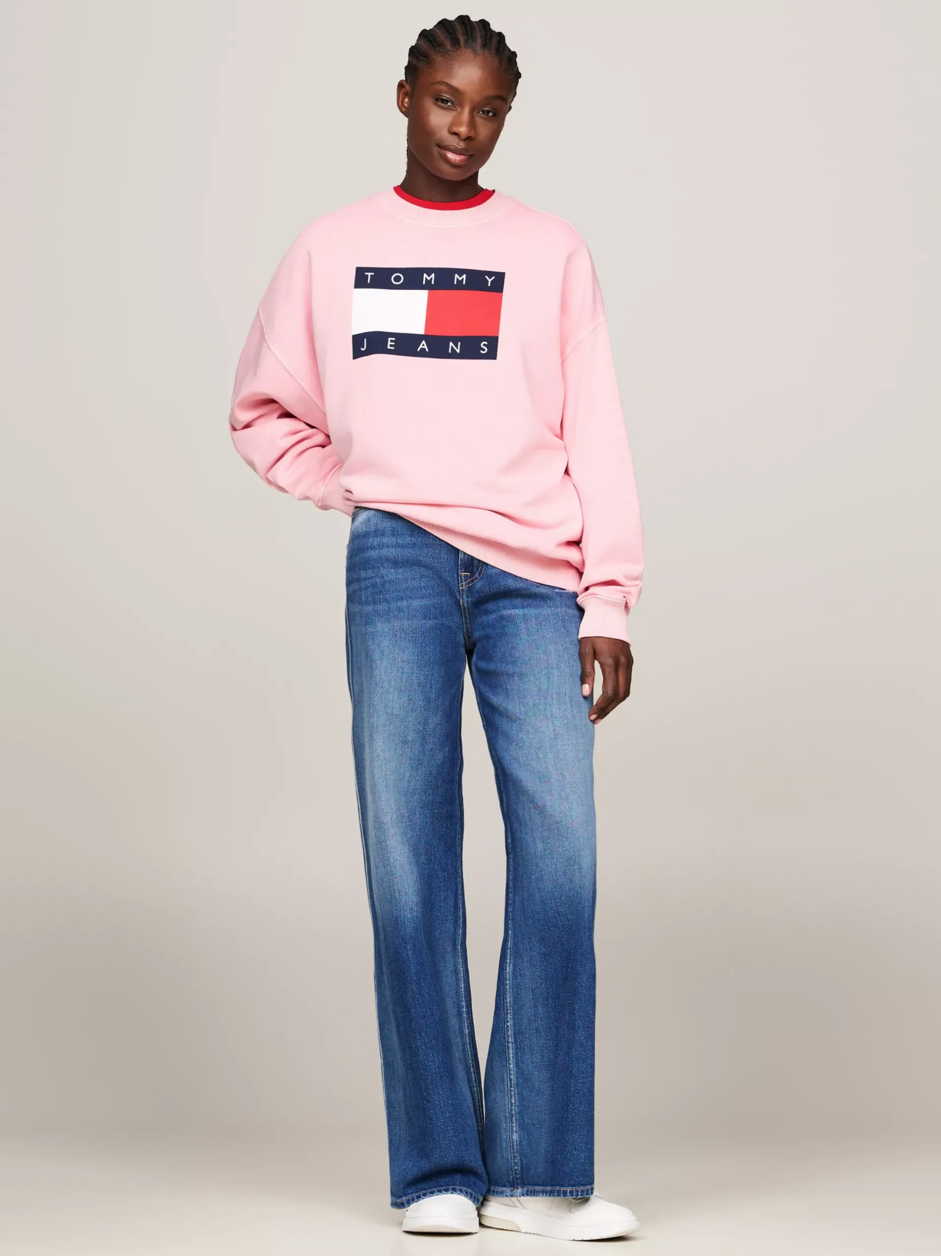 Jeansy*Tommy Hilfiger Jeansy Claire Z Wysokim Stanem DENIM MEDIUM