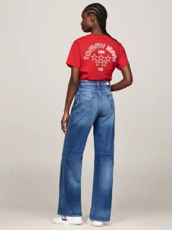 Jeansy*Tommy Hilfiger Jeansy Claire Z Wysokim Stanem DENIM MEDIUM