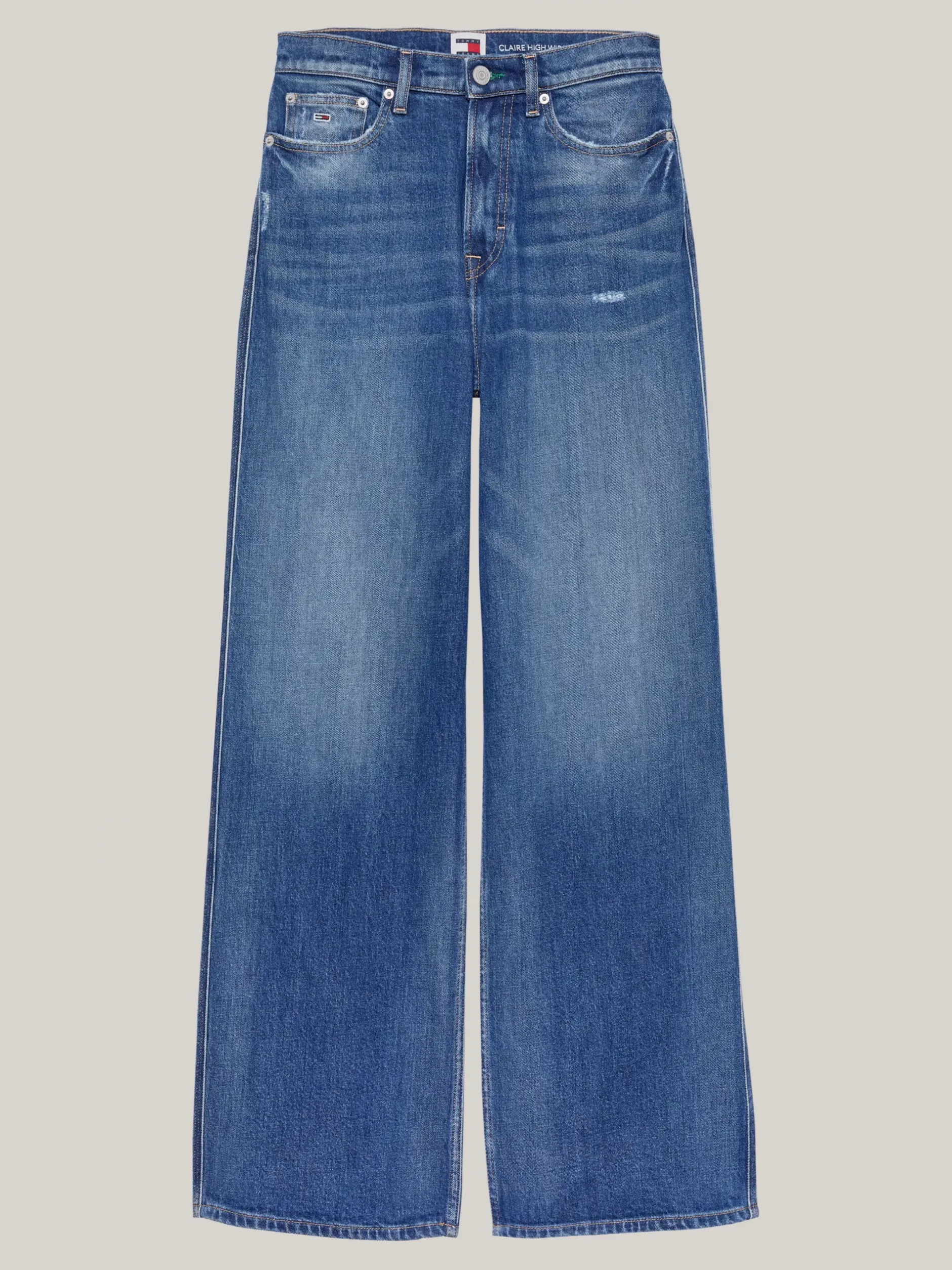 Jeansy*Tommy Hilfiger Jeansy Claire Z Wysokim Stanem DENIM MEDIUM