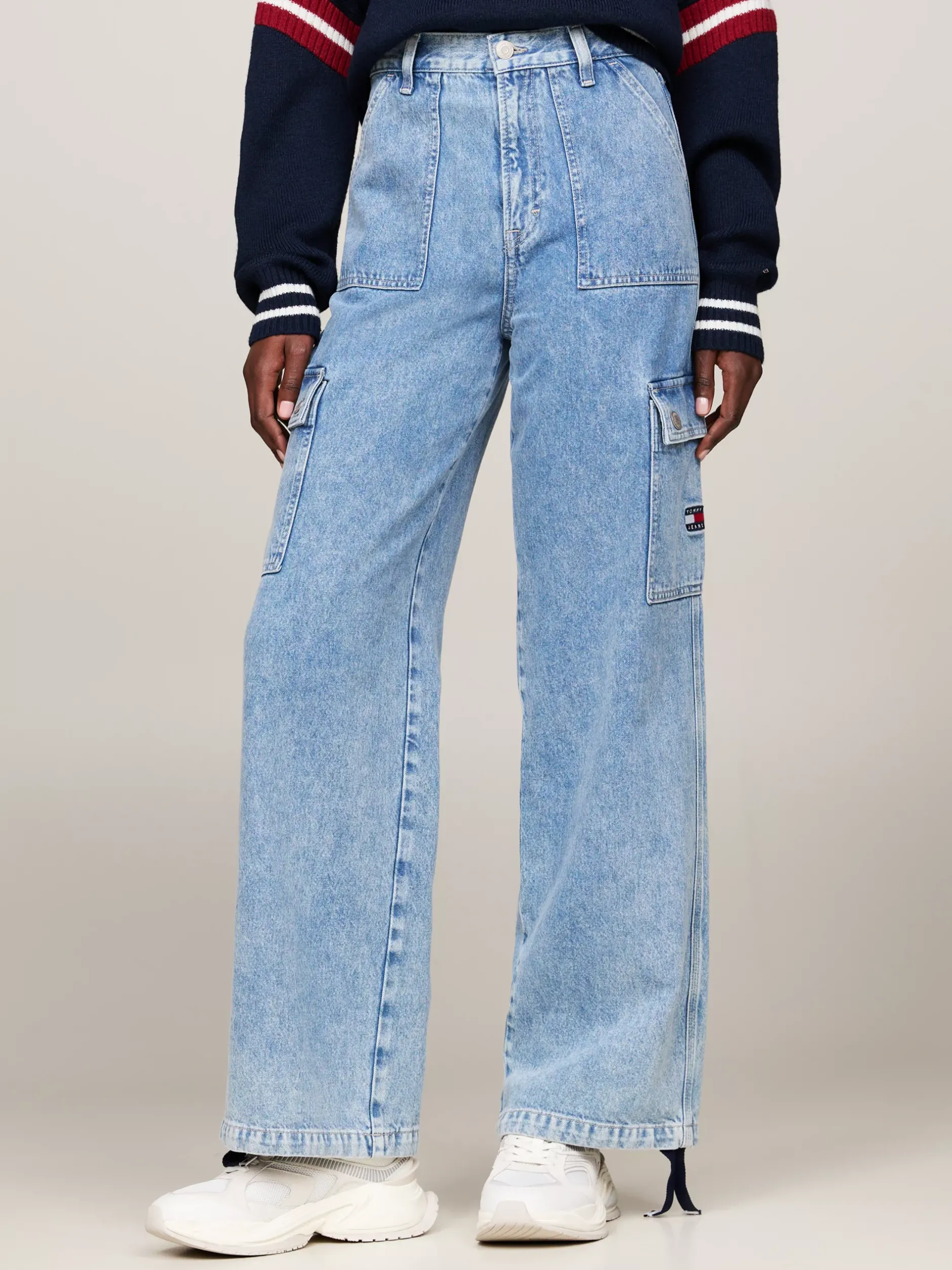 Jeansy*Tommy Hilfiger Jeansy Claire Z Wysokim Stanem DENIM MEDIUM