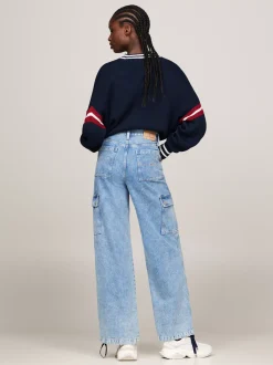 Jeansy*Tommy Hilfiger Jeansy Claire Z Wysokim Stanem DENIM MEDIUM