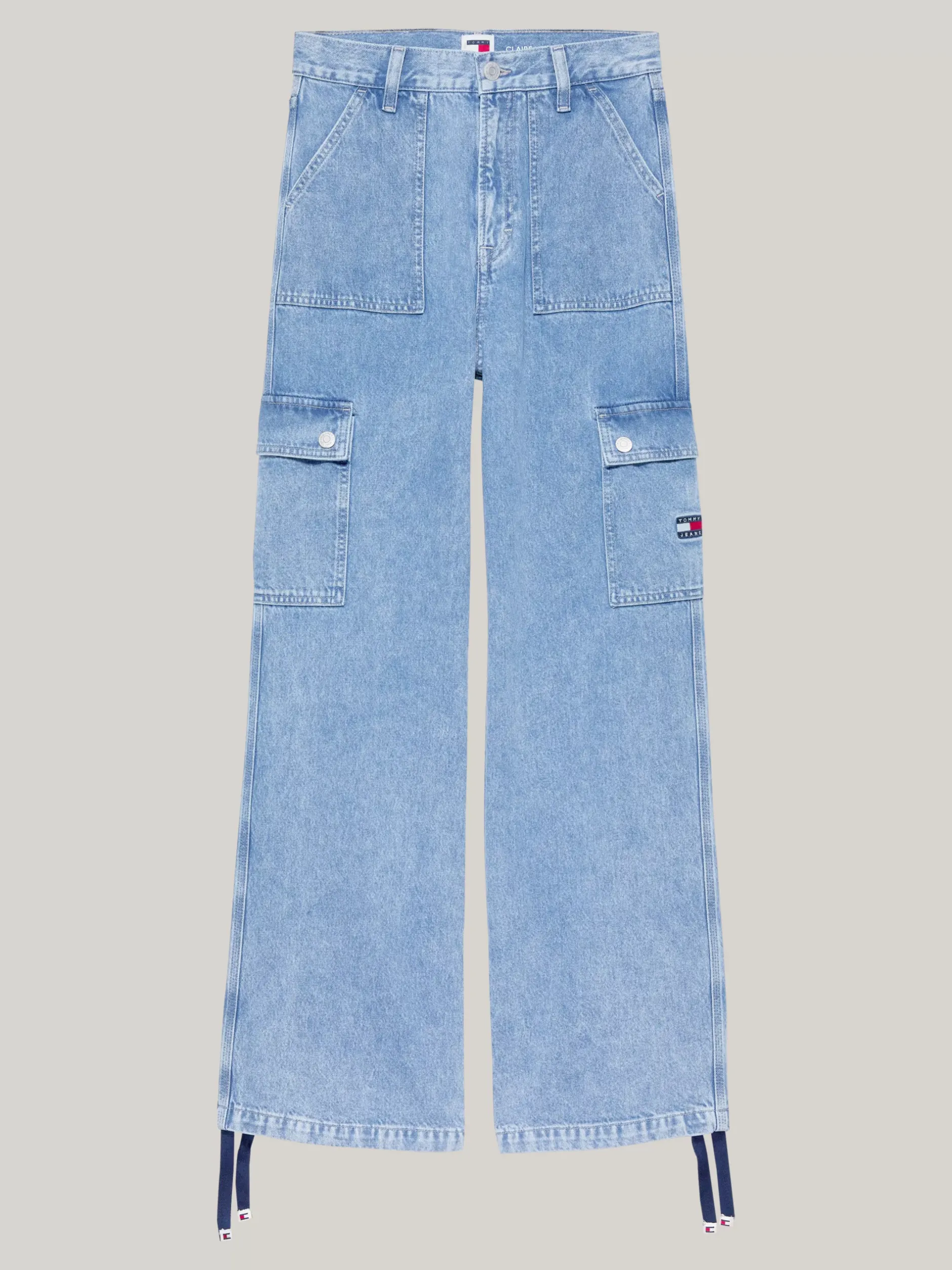 Jeansy*Tommy Hilfiger Jeansy Claire Z Wysokim Stanem DENIM MEDIUM