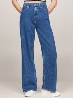 Jeansy*Tommy Hilfiger Jeansy Claire Z Wysokim Stanem DENIM MEDIUM