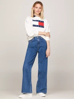 Jeansy*Tommy Hilfiger Jeansy Claire Z Wysokim Stanem DENIM MEDIUM