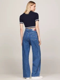 Jeansy*Tommy Hilfiger Jeansy Claire Z Wysokim Stanem DENIM MEDIUM