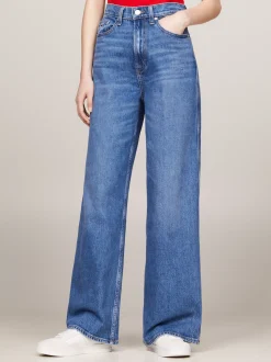 Jeansy*Tommy Hilfiger Jeansy Claire Z Wysokim Stanem DENIM MEDIUM