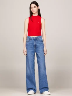 Jeansy*Tommy Hilfiger Jeansy Claire Z Wysokim Stanem DENIM MEDIUM