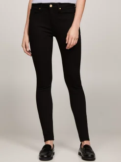 Jeansy*Tommy Hilfiger Jeansy Como Heritage O Obcisłym Kroju MASTERS BLACK
