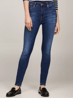 Jeansy*Tommy Hilfiger Jeansy Como O Obcisłym Kroju Z Efektem Sprania DOREEN