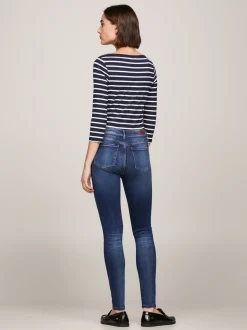 Jeansy*Tommy Hilfiger Jeansy Como O Obcisłym Kroju Z Efektem Sprania DOREEN