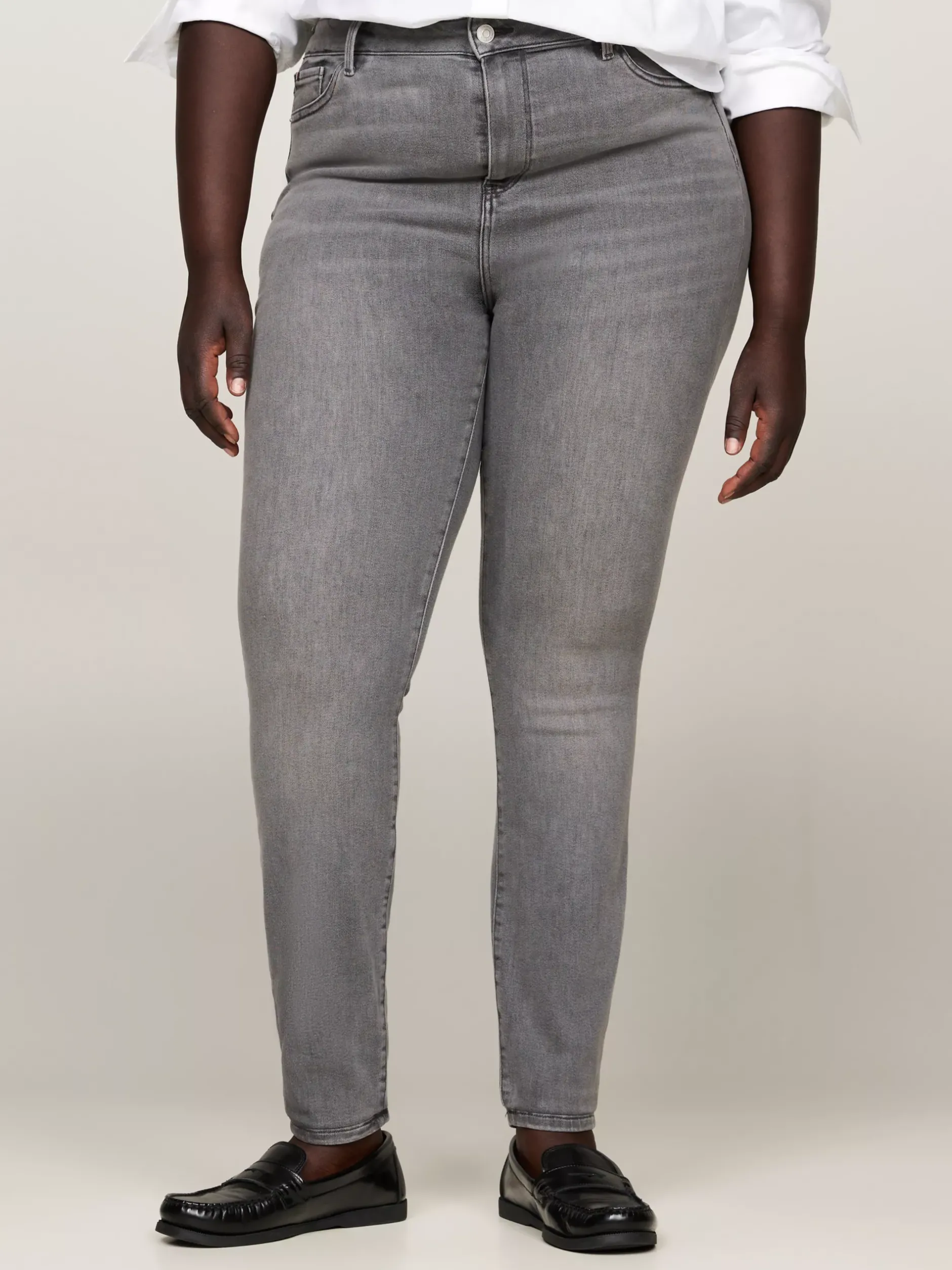 Jeansy*Tommy Hilfiger Jeansy Curve O Bardzo Obcisłym Kroju GER