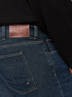 Jeansy*Tommy Hilfiger Jeansy Denton Plus Z Efektem Wyblaknięcia CREST INDIGO