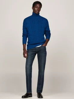 Jeansy*Tommy Hilfiger Jeansy Denton Z Efektem Wyblaknięcia CREST INDIGO