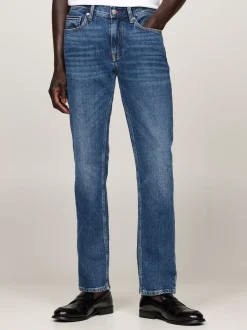 Jeansy*Tommy Hilfiger Jeansy Denton Z Efektem Wyblaknięcia HIKER INDIGO