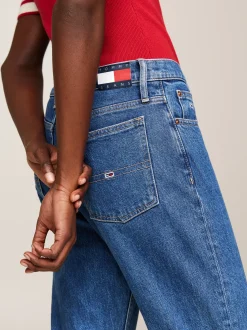 Jeansy*Tommy Hilfiger Jeansy Izzie O Wąskim Kroju Z Wysokim Stanem DENIM MEDIUM