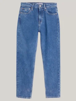 Jeansy*Tommy Hilfiger Jeansy Izzie O Wąskim Kroju Z Wysokim Stanem DENIM MEDIUM