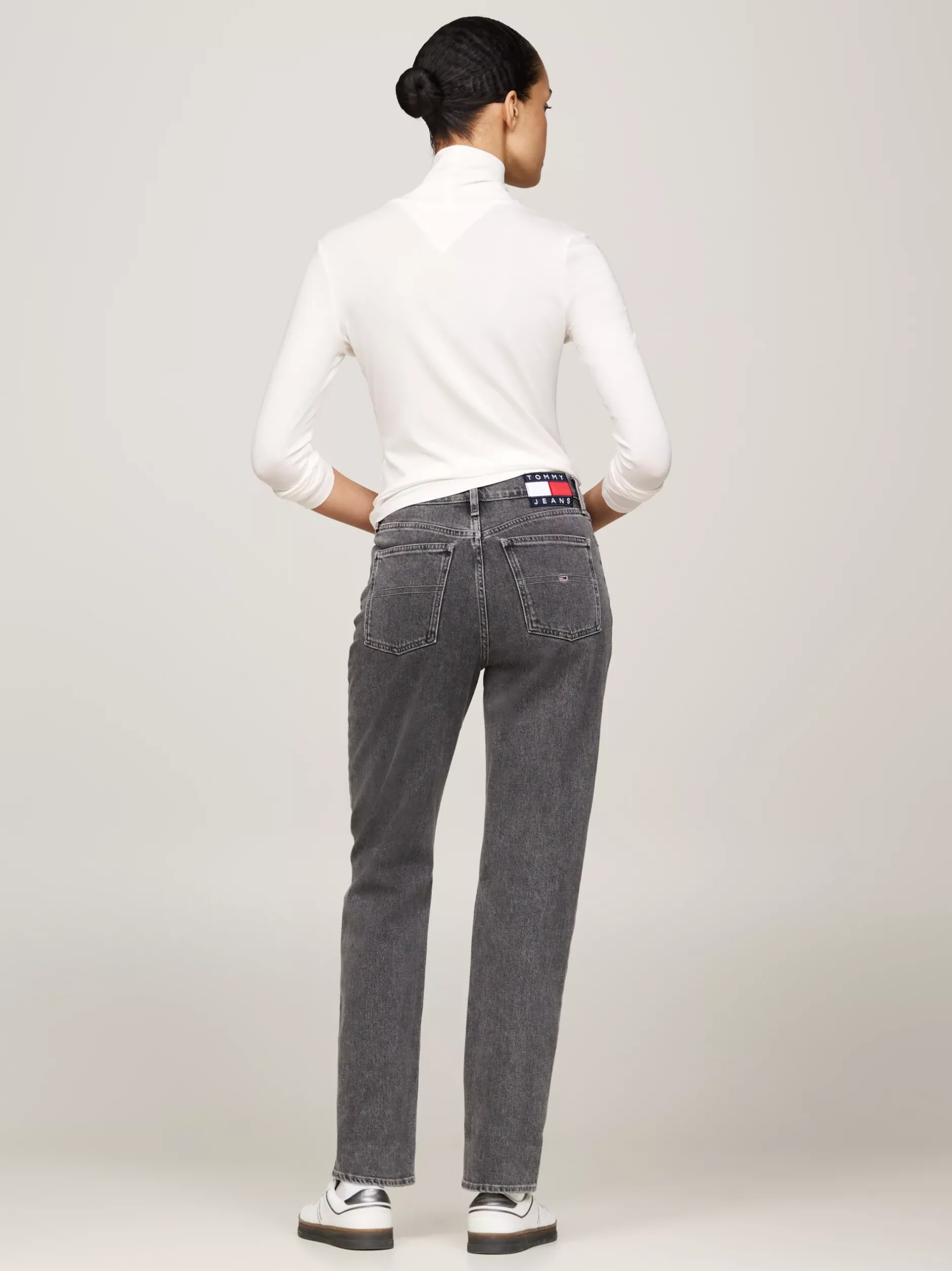 Jeansy*Tommy Hilfiger Jeansy Izzie Z Efektem Wyblaknięcia DENIM BLACK