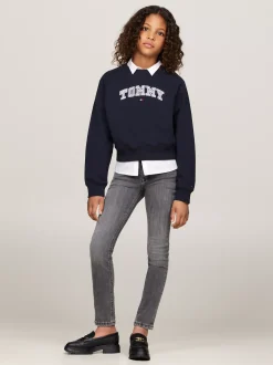Jeansy*Tommy Hilfiger Jeansy Nora Z Efektem Wyblaknięcia BLACKUSED