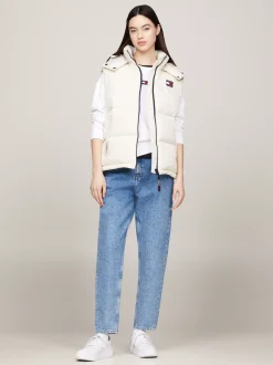Jeansy*Tommy Hilfiger Jeansy O Kroju Mom Fit Z Bardzo Wysokim Stanem DENIM LIGHT