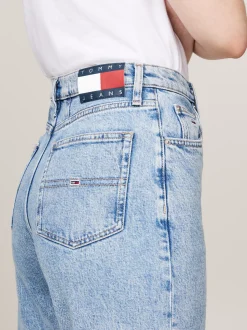 Jeansy*Tommy Hilfiger Jeansy O Kroju Mom Fit Z Ultrawysokim Stanem DENIM LIGHT