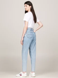 Jeansy*Tommy Hilfiger Jeansy O Kroju Mom Fit Z Ultrawysokim Stanem DENIM LIGHT