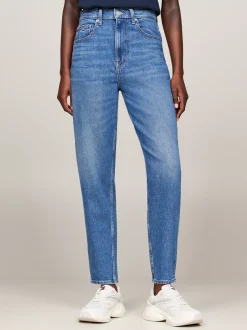 Jeansy*Tommy Hilfiger Jeansy O Kroju Mom Fit Z Ultrawysokim Stanem DENIM MEDIUM