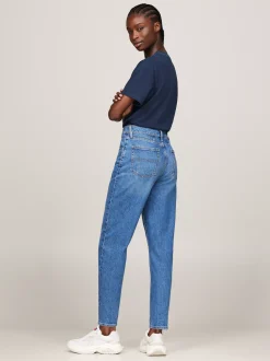 Jeansy*Tommy Hilfiger Jeansy O Kroju Mom Fit Z Ultrawysokim Stanem DENIM MEDIUM
