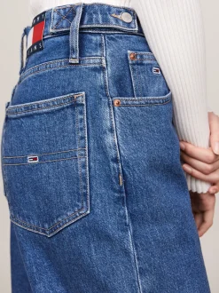 Jeansy*Tommy Hilfiger Jeansy O Kroju Mom Z Bardzo Wysokim Stanem DENIM MEDIUM