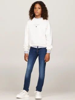 Jeansy*Tommy Hilfiger Jeansy O Obcisłym Kroju Z Efektem Wyblaknięcia AUTHENTICSTRETCH