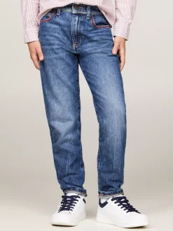 Jeansy*Tommy Hilfiger Jeansy O Prostym Kroju Z Efektem Wyblaknięcia WORNIN