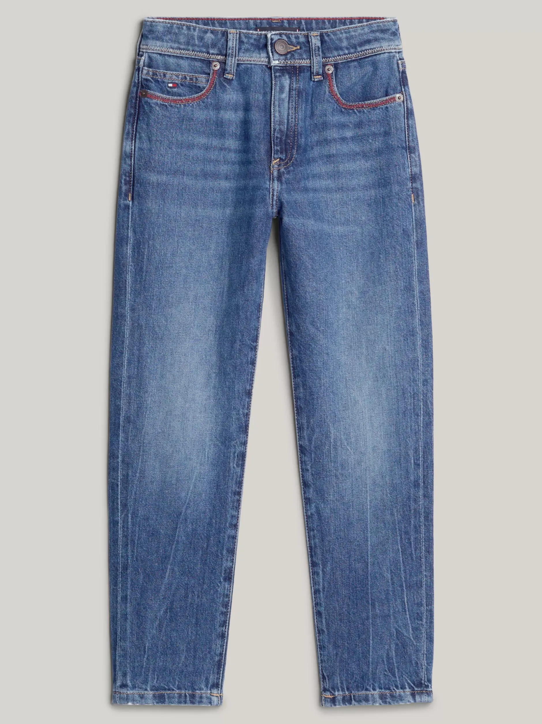 Jeansy*Tommy Hilfiger Jeansy O Prostym Kroju Z Efektem Wyblaknięcia WORNIN