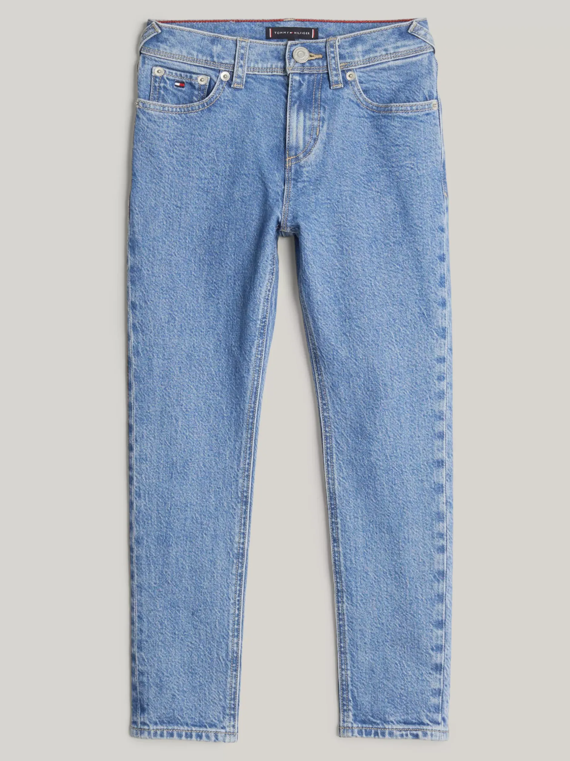 Jeansy*Tommy Hilfiger Jeansy O Wąskim Kroju W Klasycznym Kolorze MIDSALTPEPPER