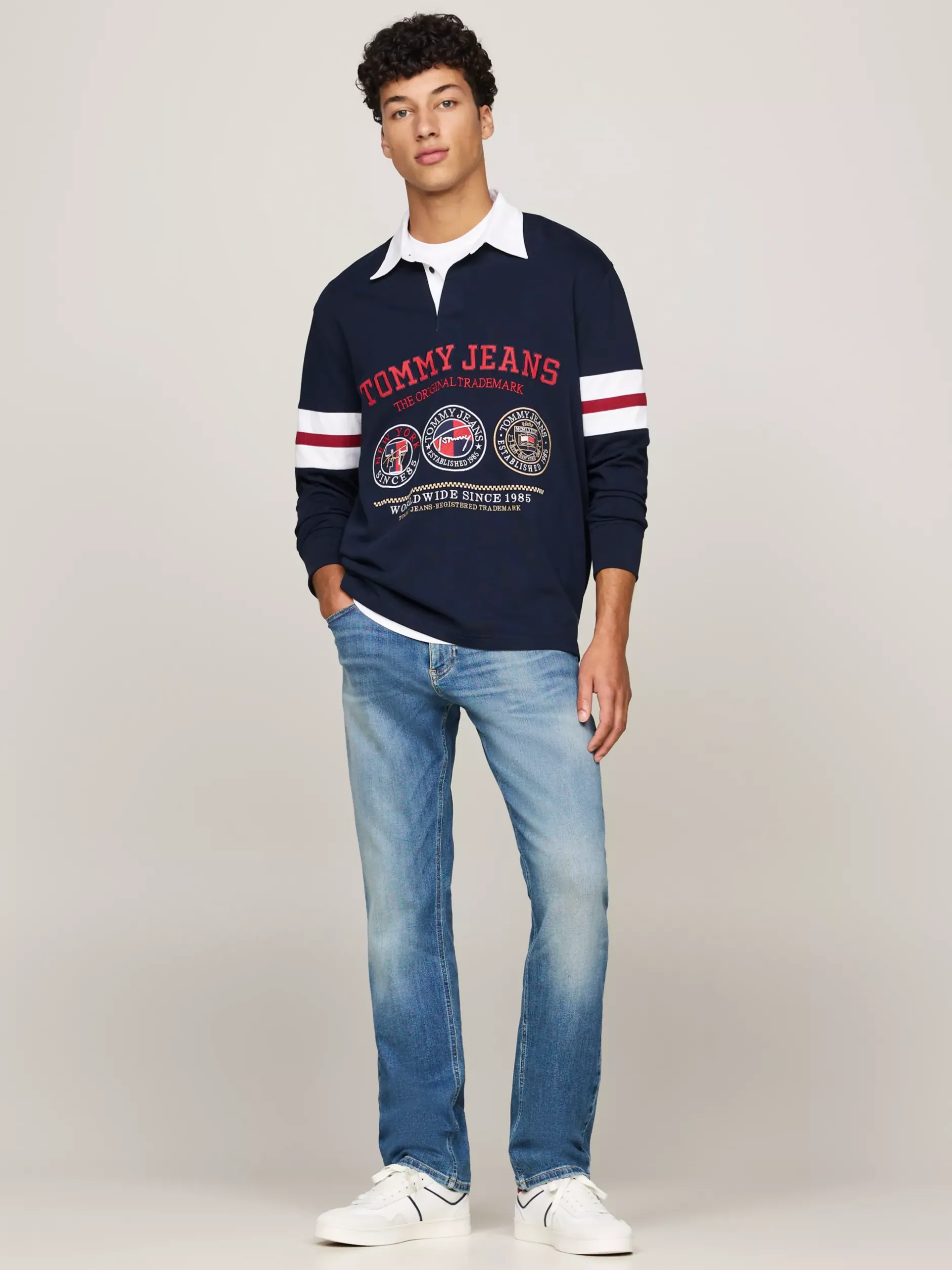 Jeansy*Tommy Hilfiger Jeansy Ryan O Prostym Regularnym Kroju DENIM MEDIUM