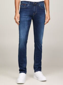 Jeansy*Tommy Hilfiger Jeansy Scanton O Wąskim Kroju ASPEN DARK BLUE STRETCH