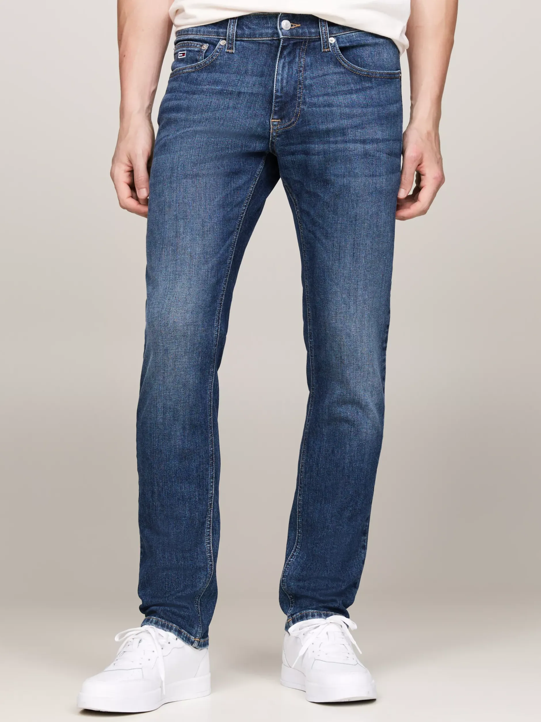 Jeansy*Tommy Hilfiger Jeansy Scanton O Wąskim Kroju DENIM DARK