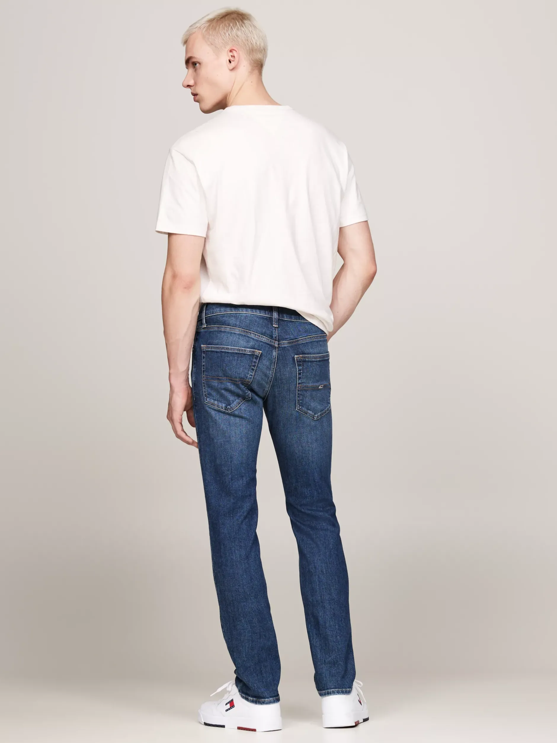 Jeansy*Tommy Hilfiger Jeansy Scanton O Wąskim Kroju DENIM DARK