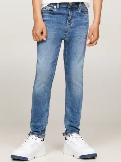 Jeansy*Tommy Hilfiger Jeansy Scanton Y O Wąskim Kroju OCEANBLUE
