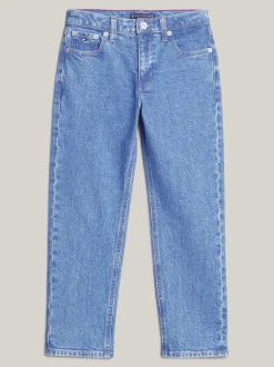 Jeansy*Tommy Hilfiger Jeansy Skater Essential Z Prostymi Nogawkami MIDSALTPEPPER