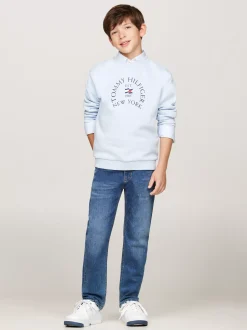 Jeansy*Tommy Hilfiger Jeansy Skater Z Efektem Znoszenia STREAKYBLUE