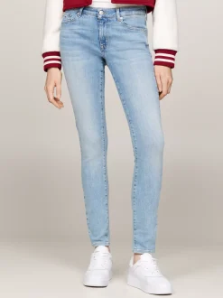 Jeansy*Tommy Hilfiger Jeansy Sophie Z Obcisłym Stanem DENIM LIGHT