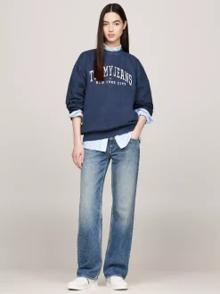 Jeansy*Tommy Hilfiger Jeansy Sophie Z Prostymi Nogawkami DENIM MEDIUM