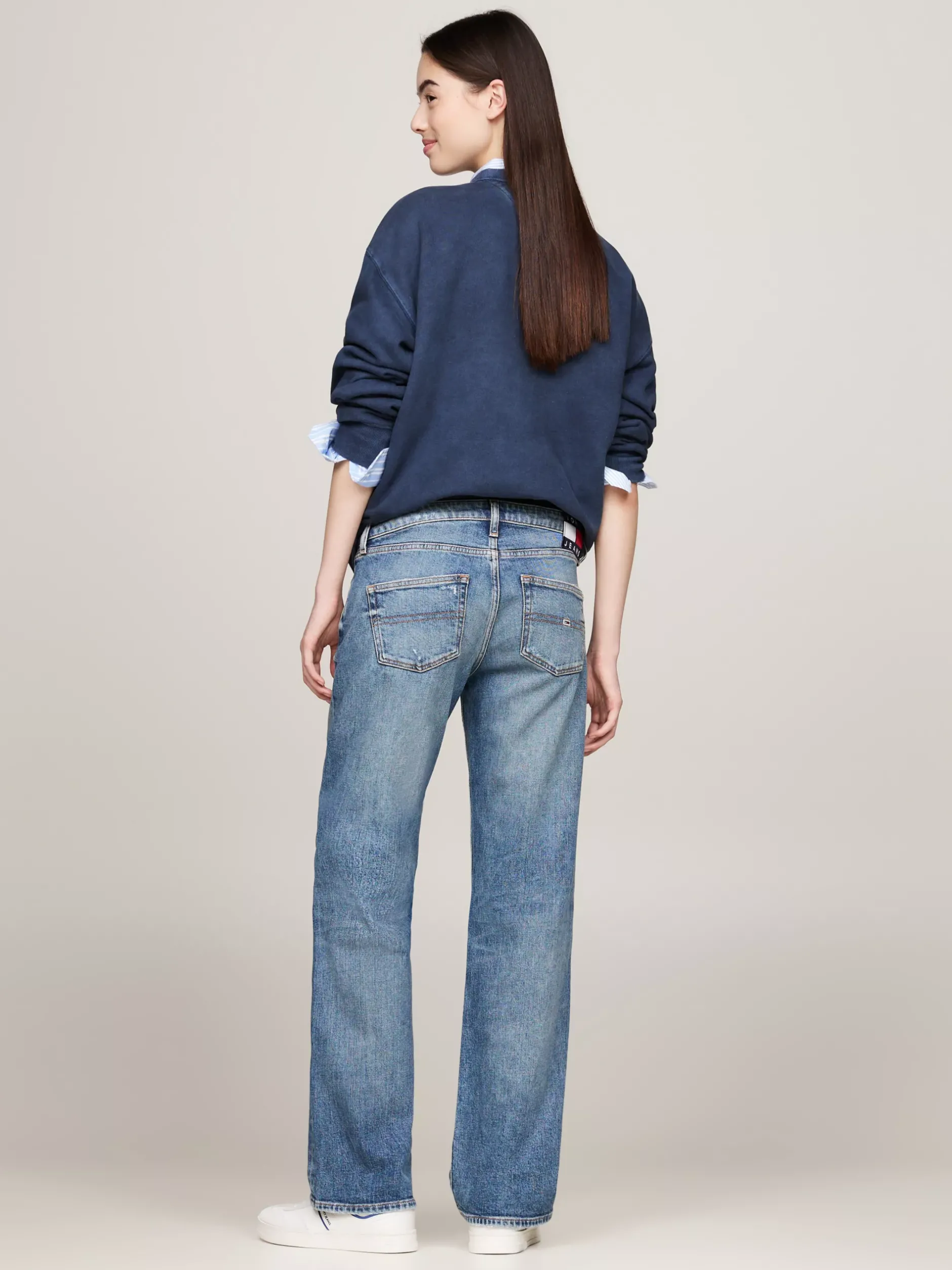 Jeansy*Tommy Hilfiger Jeansy Sophie Z Prostymi Nogawkami DENIM MEDIUM