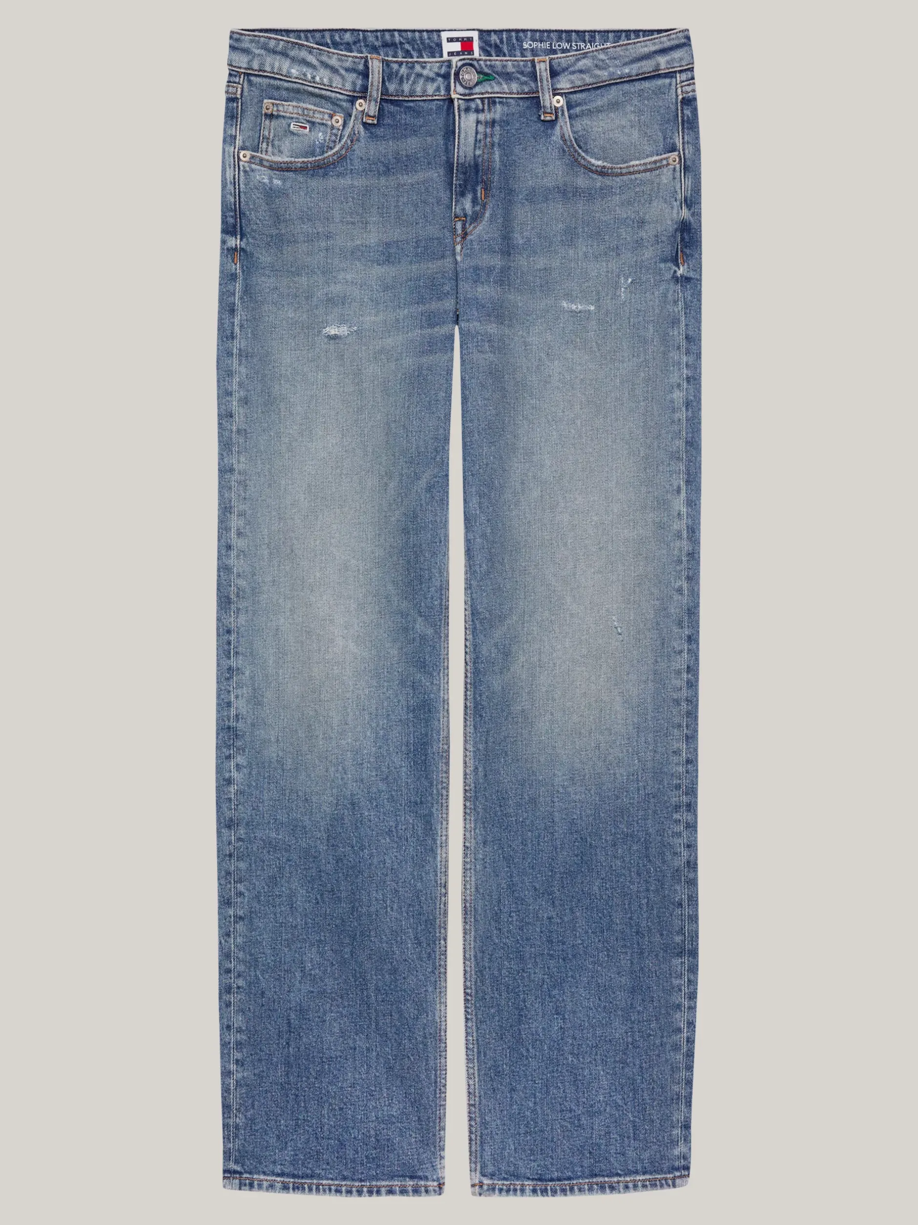 Jeansy*Tommy Hilfiger Jeansy Sophie Z Prostymi Nogawkami DENIM MEDIUM