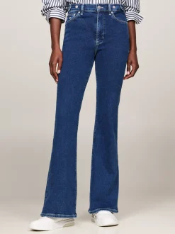 Jeansy*Tommy Hilfiger Jeansy Sylvia O Rozszerzanym Kroju DENIM MEDIUM