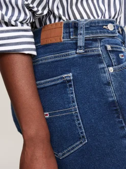 Jeansy*Tommy Hilfiger Jeansy Sylvia O Rozszerzanym Kroju DENIM MEDIUM