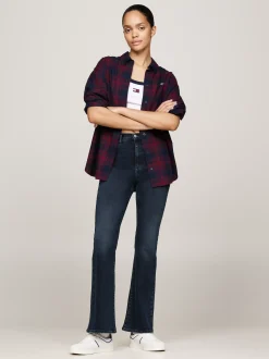 Jeansy*Tommy Hilfiger Jeansy Sylvia Z Efektem Wyblaknięcia DENIM DARK