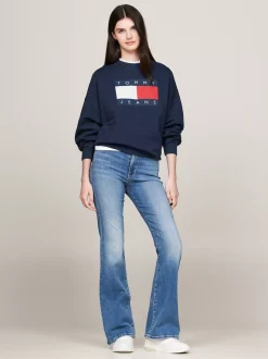 Jeansy*Tommy Hilfiger Jeansy Sylvia Z Rozszerzanymi Nogawkami DENIM MEDIUM